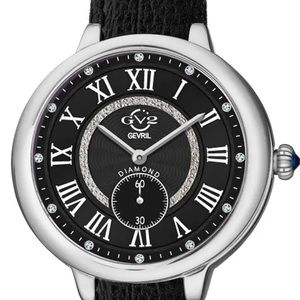 NEW Gevril Rome Dial Stainless Steel Diamond Watch 36mm limited edition